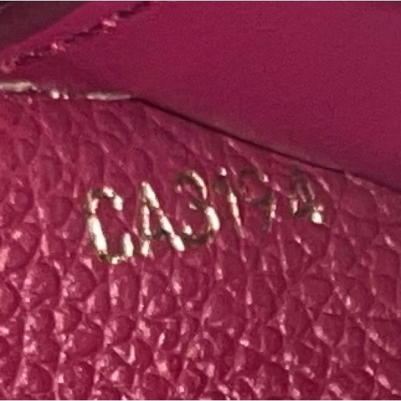 Louis Vuitton Empreinte Leather Wallet, Berry - Picture 9 of 10